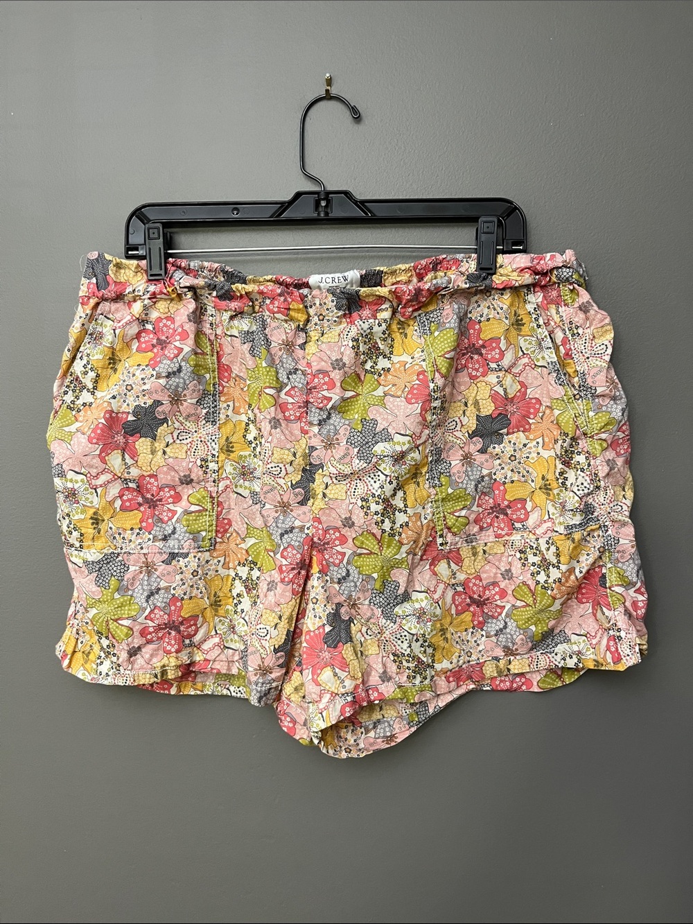J. Crew Liberty of London Floral Women's Shorts - Pink Multi - Size XL